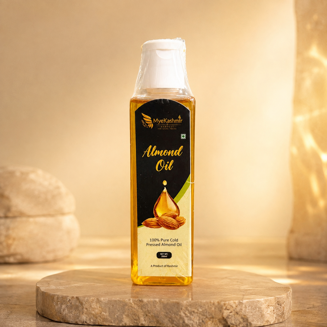 Pure Cold-Pressed Almond Oil – 200ml