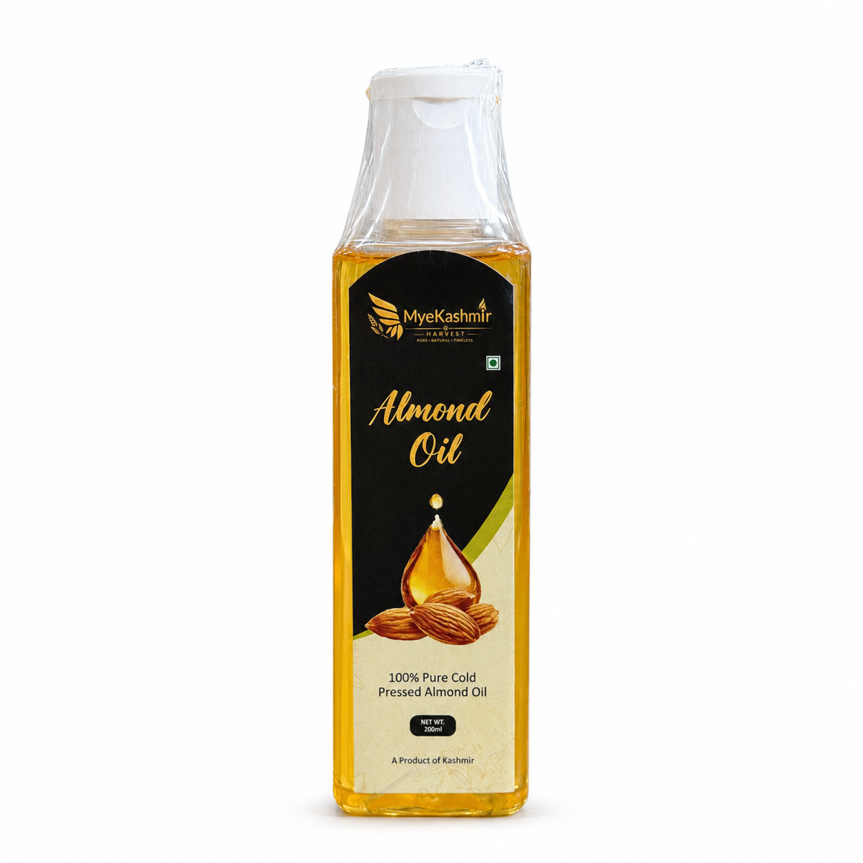 Pure Cold-Pressed Almond Oil – 200ml
