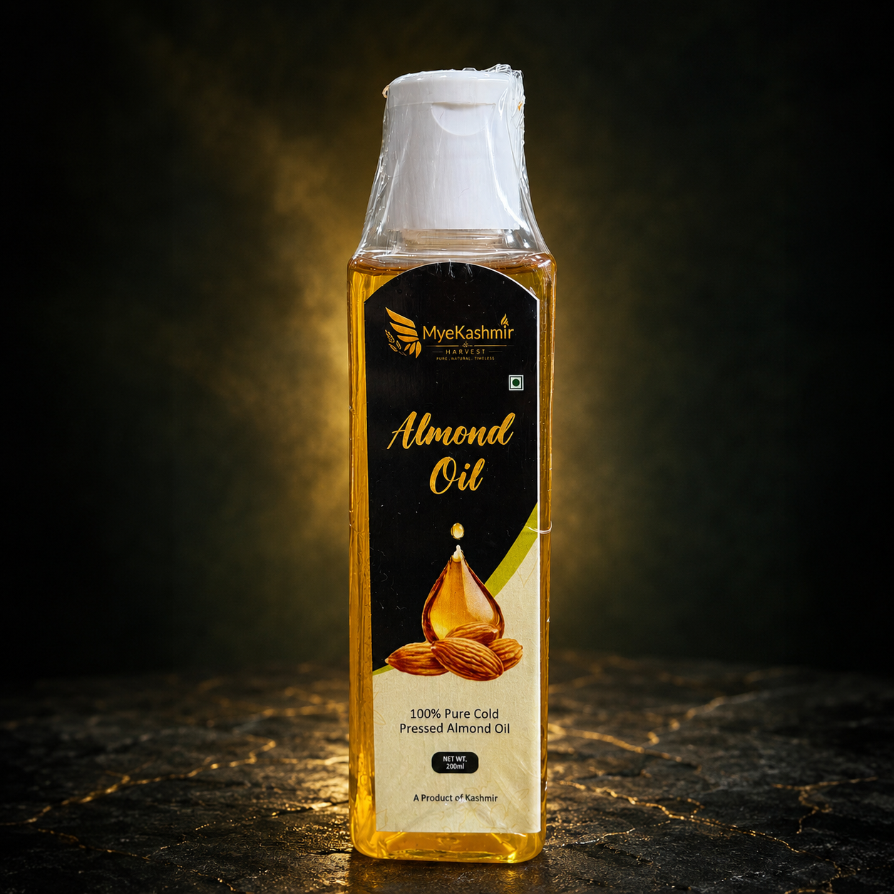 Pure Cold-Pressed Almond Oil – 200ml